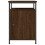 vidaXL Bedside Cabinet Bedside Table Side Table Brown Oak Engineered Wood 6