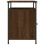 vidaXL Bedside Cabinet Bedside Table Side Table Brown Oak Engineered Wood 7