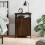 vidaXL Bedside Cabinet Bedside Table Side Table Brown Oak Engineered Wood 1