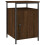 vidaXL Bedside Cabinet Bedside Table Side Table Brown Oak Engineered Wood 2
