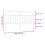 vidaXL Metal Headboard Bedroom Accessory Bed Header Bed Headboard Black 180 cm 7