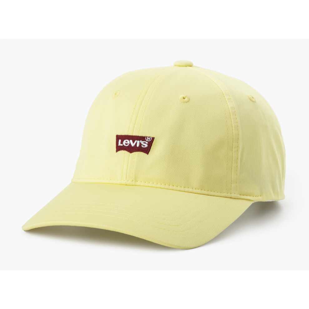 Levi's Womens Adjustable Curve Flexfit Cap ~ Housemark pastel yellow