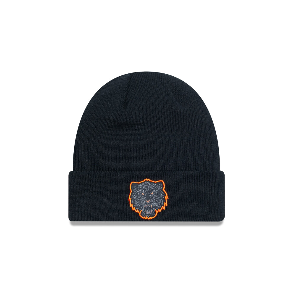 New Era Mens Knitted Cuff Beanie ~ Detroit Tigers black