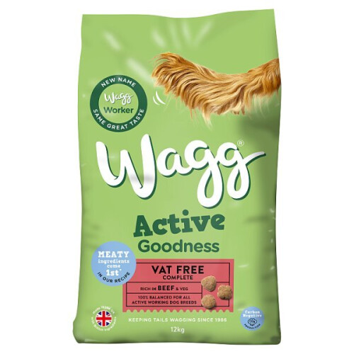 Wagg Wagg Active Goodness Complete Rich in Beef & Veg 12kg
