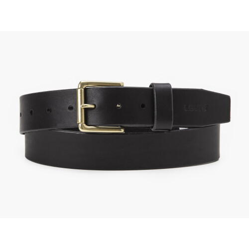 Levi's Ceinture Levis en cuir pleine fleur Heritage, noire