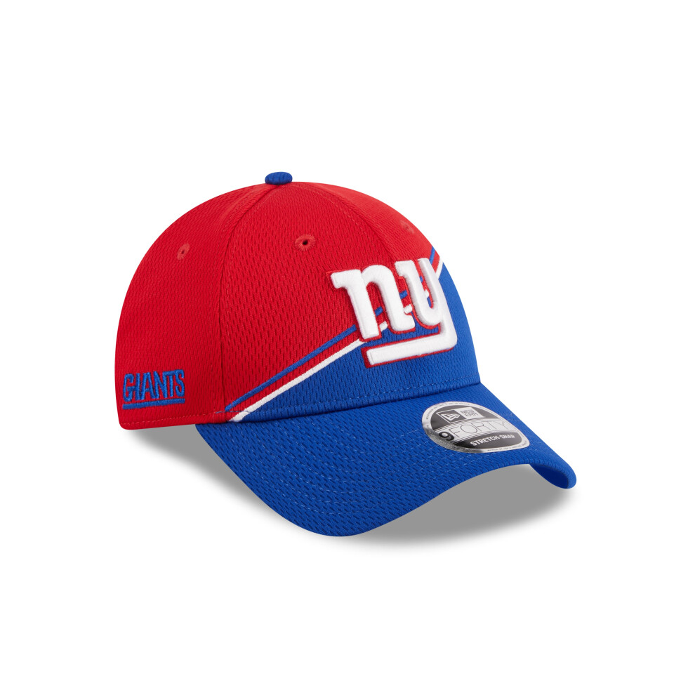 New Era Mens 940Ss Cw Nfl Sideline Stretch Snapback 9Forty Osfa Cap ~ New York Giants Blue