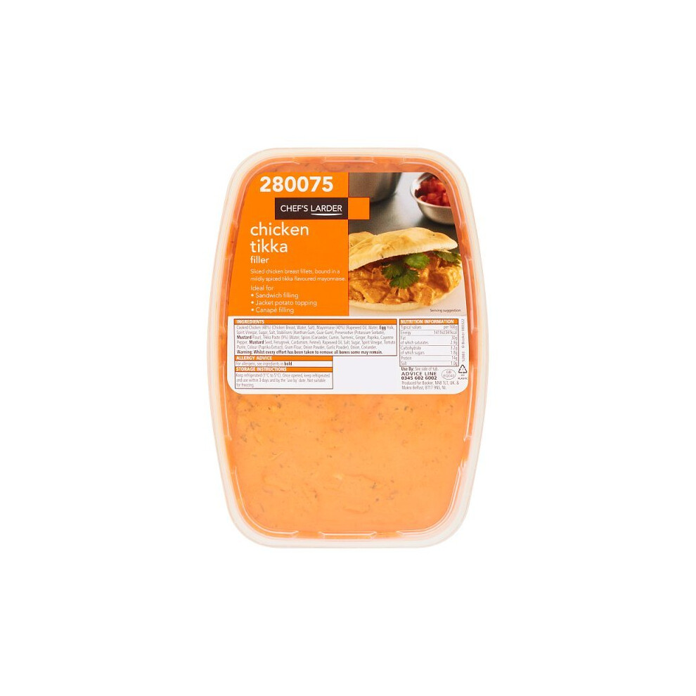 Chef's Larder Chicken Tikka Filler 1kg