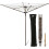 NETTA (Grey) NETTA Rotary Washing Line, 4 Arm - 45M 1