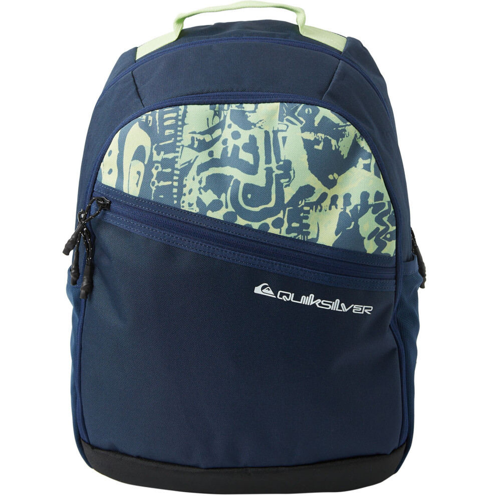 (One Size, Naval Acadamy) Quiksilver Mens Schoolie 2.0 30L Adjustable Strap Travel Backpack Bag