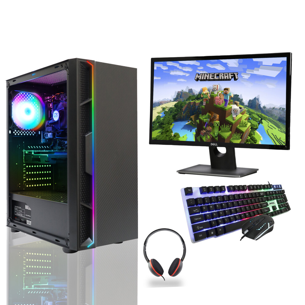 Gaming Pc Computer Bundle Intel Quad Core I5 16Gb 1Tb Win 10 2Gb Gt730 5060936451289