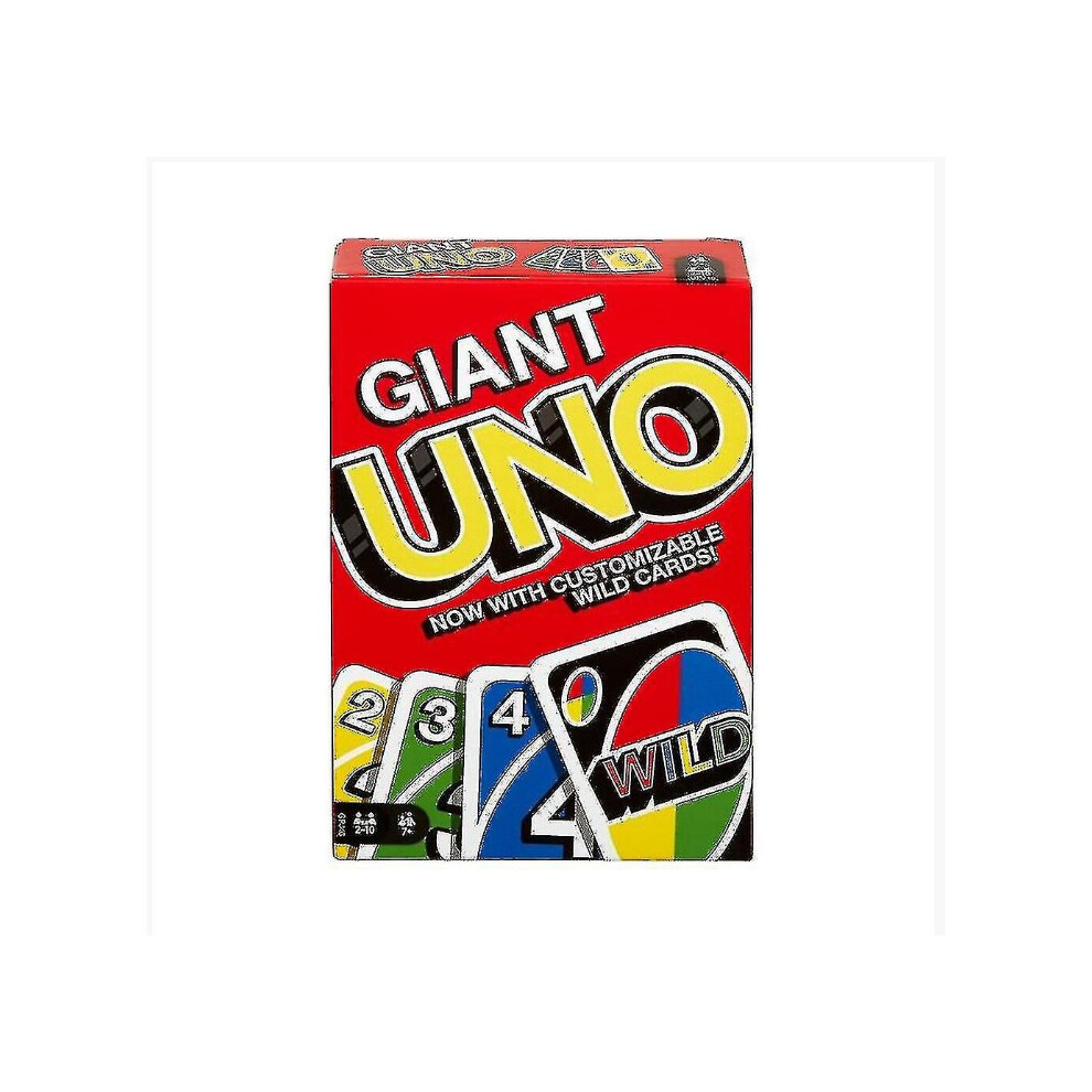 Uno Giant Family Card Game With Oversized Cards Card Game For 2-10 Players Home Party