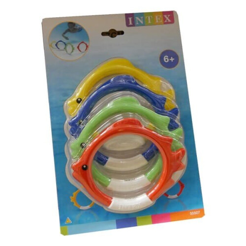 Intex Intex Underwater Fish Rings - Pack of 4 1