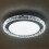 Living And Home Round Acrylic Flush Mount LED Ceiling Light 3