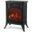 NETTA NETTA 1900W Arch Fireplace Stove Heater with Flame Effect - Black 1
