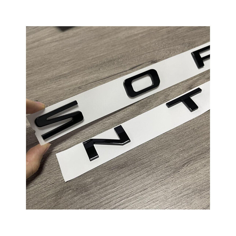 Kia Sorento Letter Emblem Badge Rear Trunk Tailgate Sticker Black 4754135866968