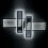 Living And Home (90*60cm) Geometric Black Frame LED Ceiling Light 6