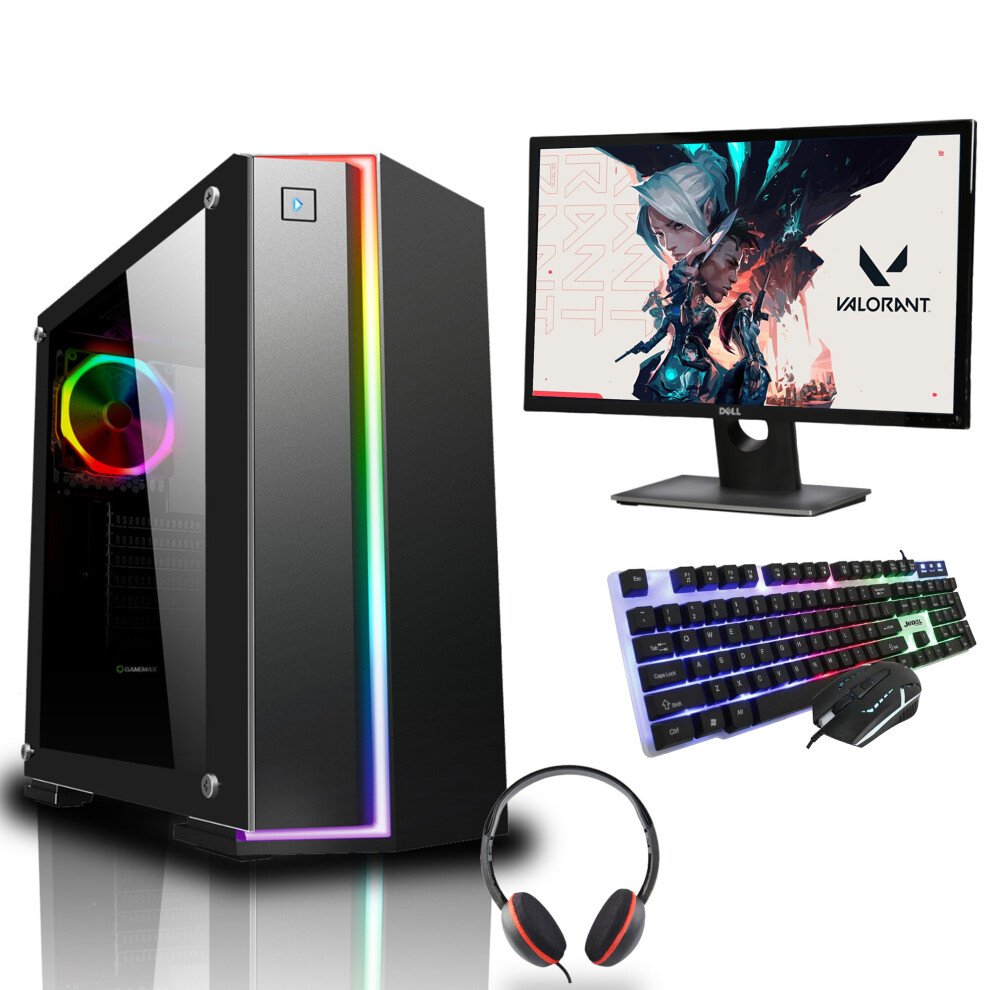 Gaming Pc Computer Bundle Intel Quad Core I5 16Gb 1Tb Win 11 2Gb Gt730 5060936451296