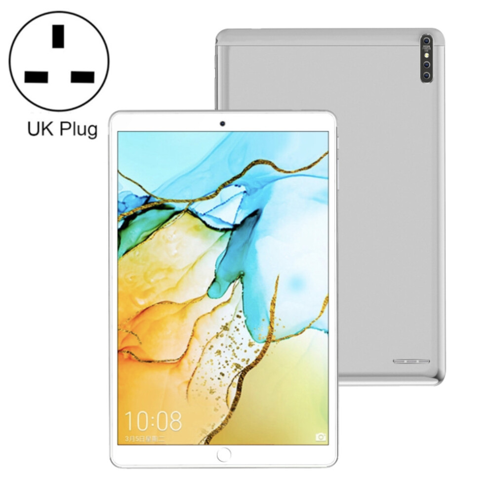 (Silver) Casieblue Tablet PC, 10.1 inch, 2GB+16GB Octa-core