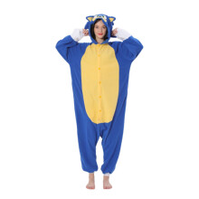(S) Cartoon animal one-piece pajamas Halloween Christmas shaker fleece couple pajamas Socko Nick Stitchers