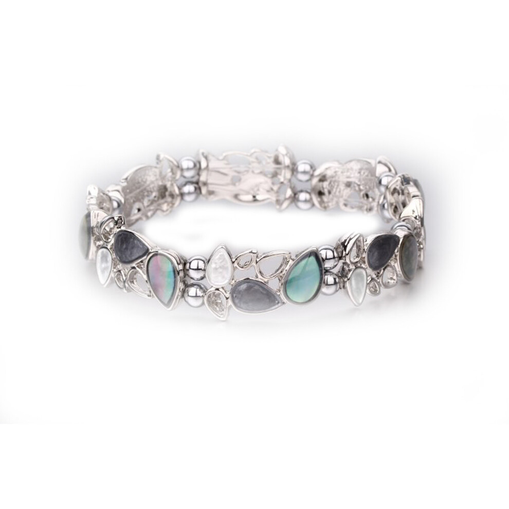 (Grey) Bracelet Hematite Jewellery Fashion Gift Leaf-image-OPC-PC9JKCG-NEW