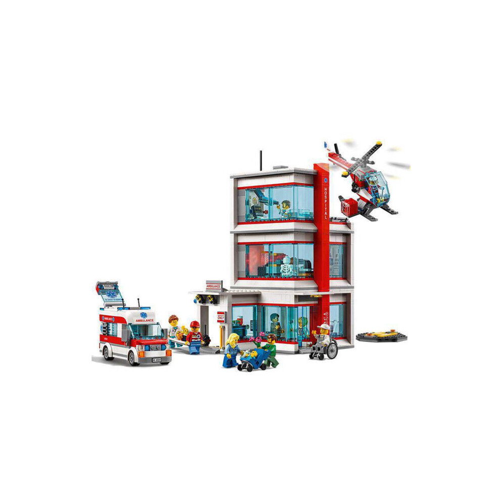 (11303) New In Stock Columns Compatible City Series 60204 City Hospital Building 