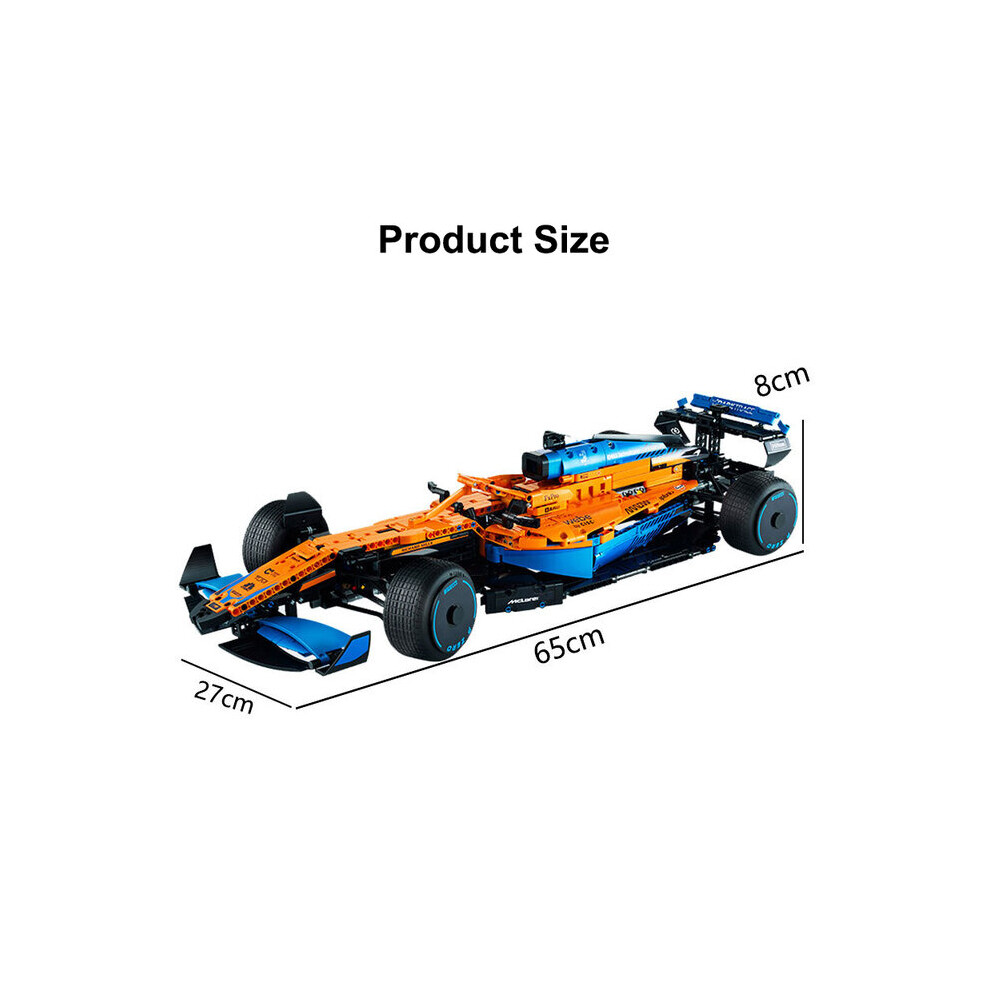 (No Original Box, 1432PCS) 1432PCS Technical Speed Race McLaren Formula F1 Car Building Blocks 42141 