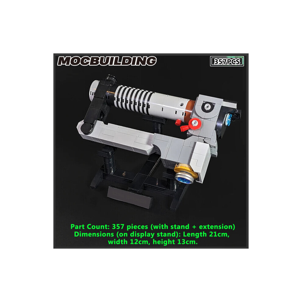 (357PCS) Lightsaber Model  Building Block Movie Weapon Brick Set The Dark Saber 