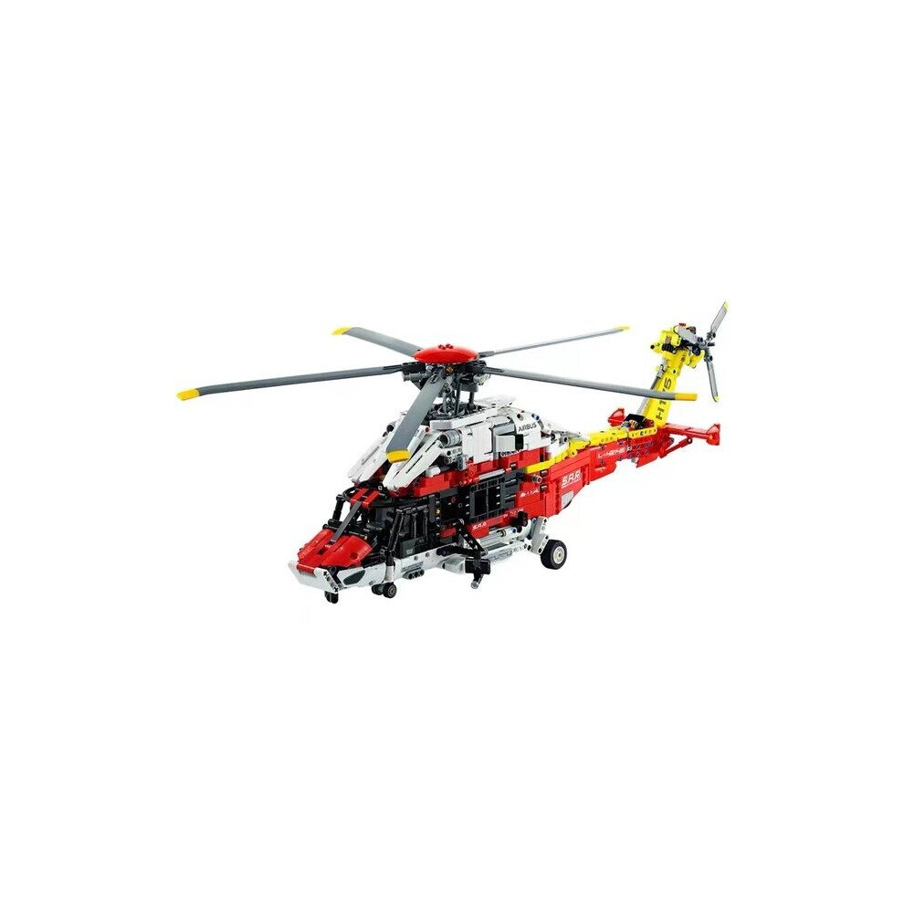 (No motor) Premium Technical Airbus H175 Rescue Helicopter 42145 Model Building Block