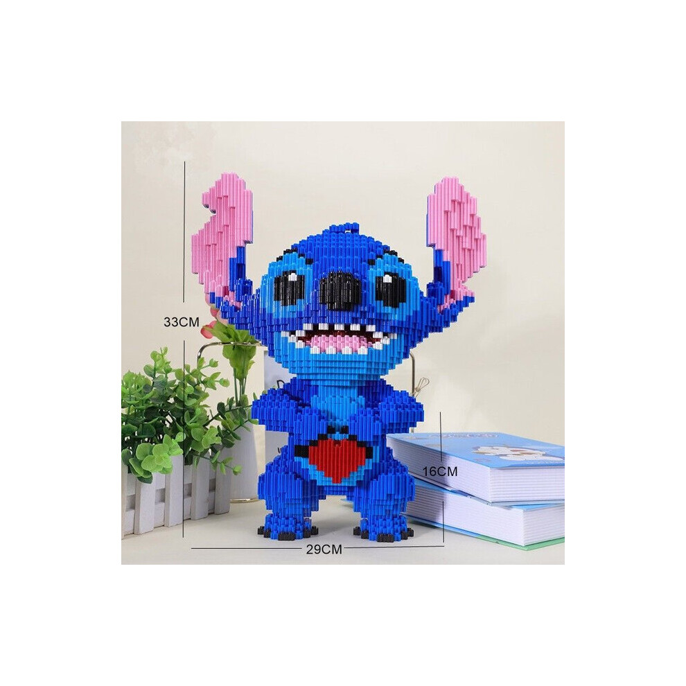 (NO box, D) Building Blocks Stitch | Stitch Build Blocks | Assembled Toys - Series