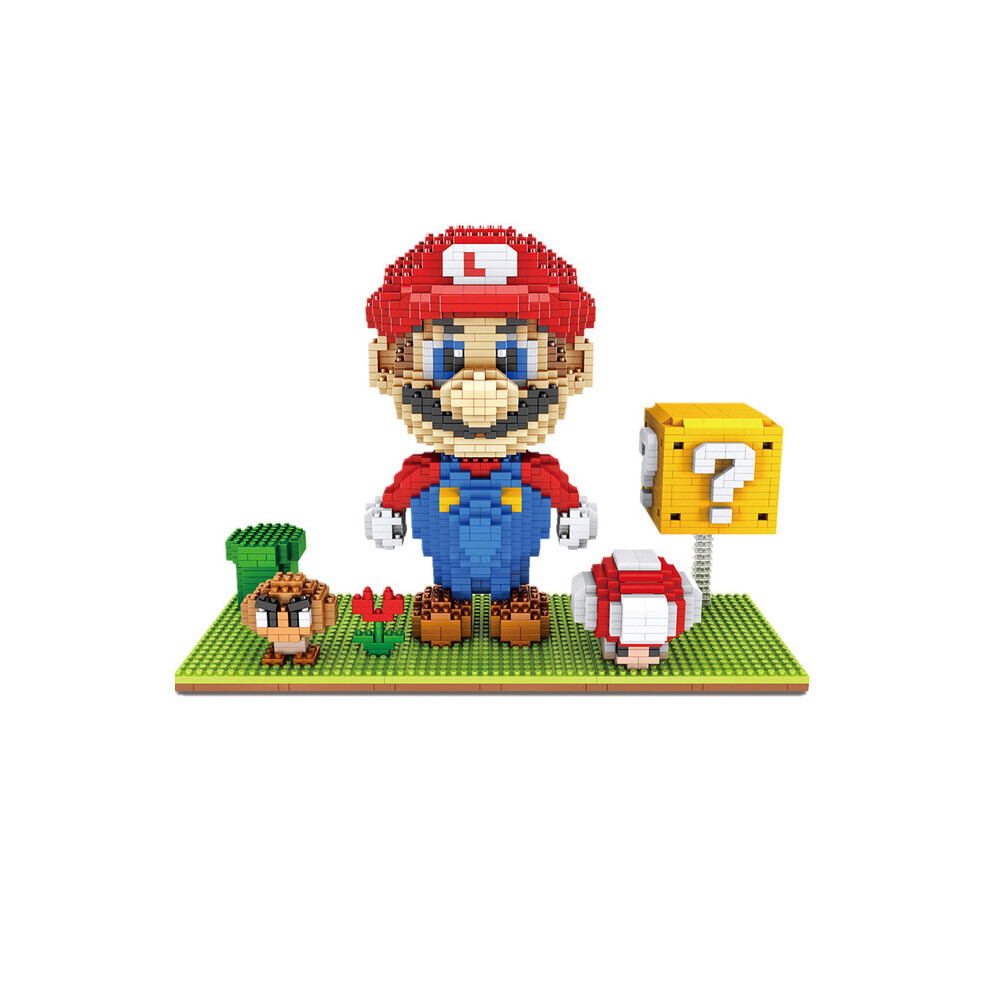 (BOx, JM- 3453) Mario Figure Sale | Blocks Mario Building Action | Compatible