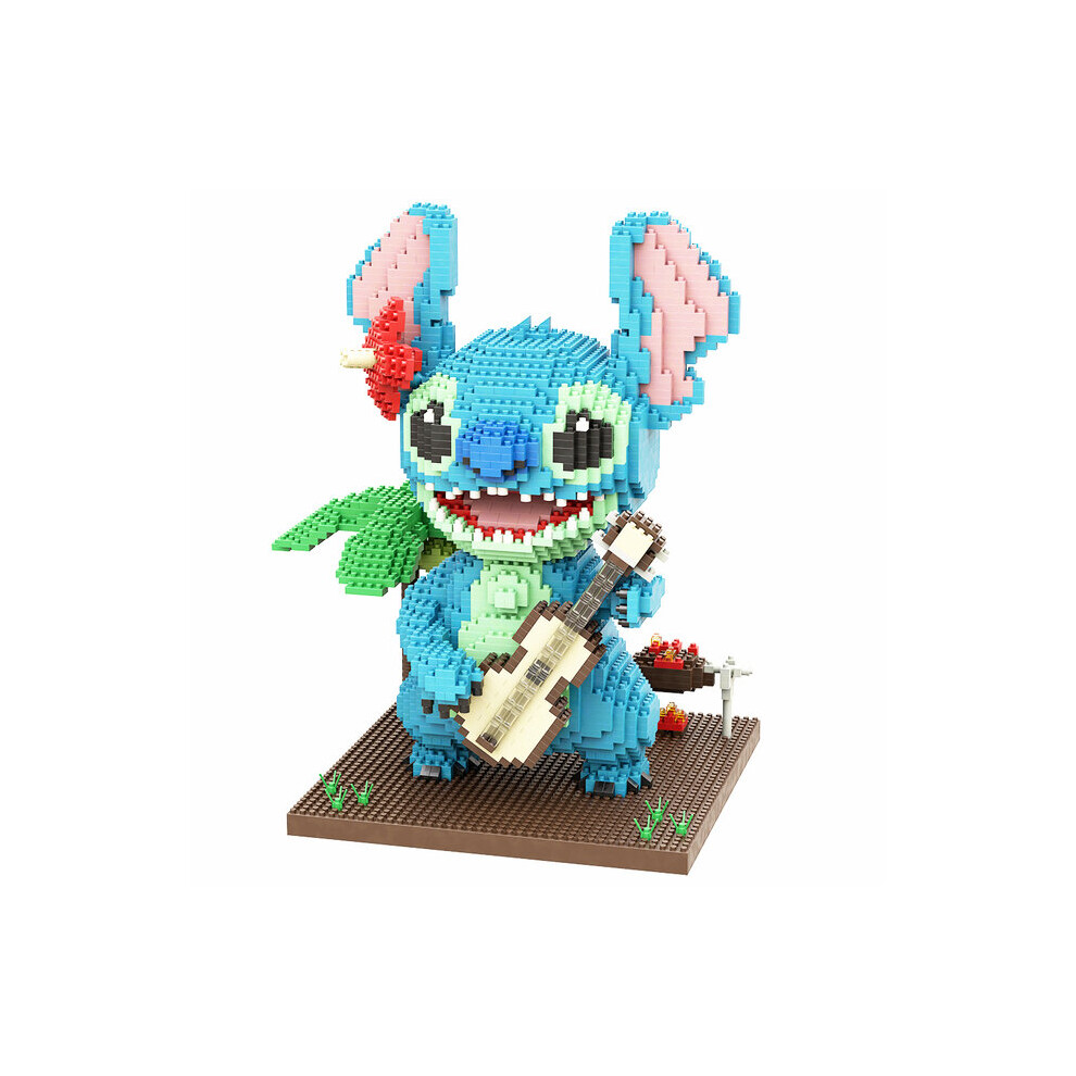 (With Box, Guita Stitch) Model Building Blocks Stitch | Mini Building Block Stitch | Cute Diamond