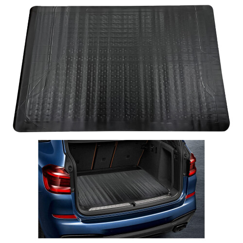 Universal Car Boot Mat Rubber Protector Non Slip Large Lightweight Cut to Size 2