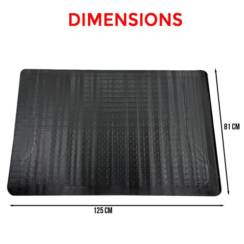 Universal Car Boot Mat Rubber Protector Non Slip Large Lightweight Cut to Size 1