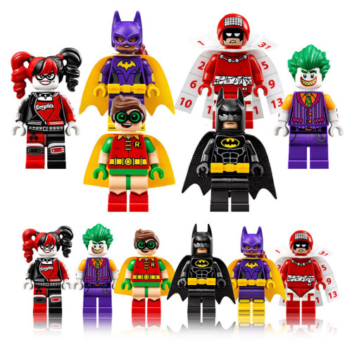 Batman Joker Catwoman Calendar Man Robin Minifigures on OnBuy