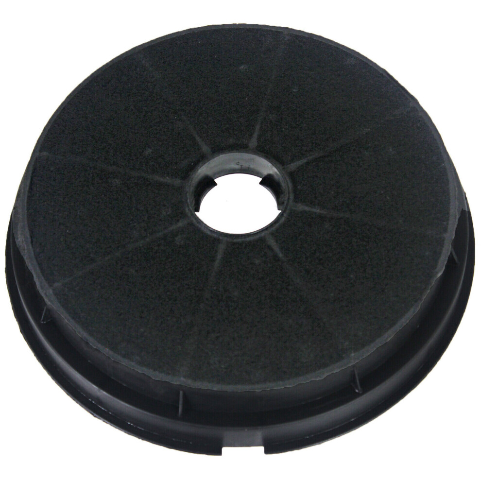 Spares2go Round Charcoal Vent Filter For Baumatic Cooker Hood Sti