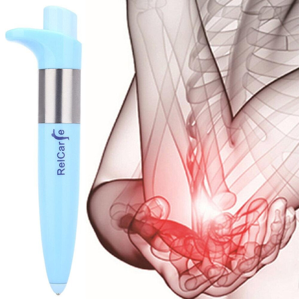 Dechoicelife Blue (A-) Electronic Pulse Analgesia Pen Pain Relief Sciatica Joint Portable Handheld Point Massage Pen
