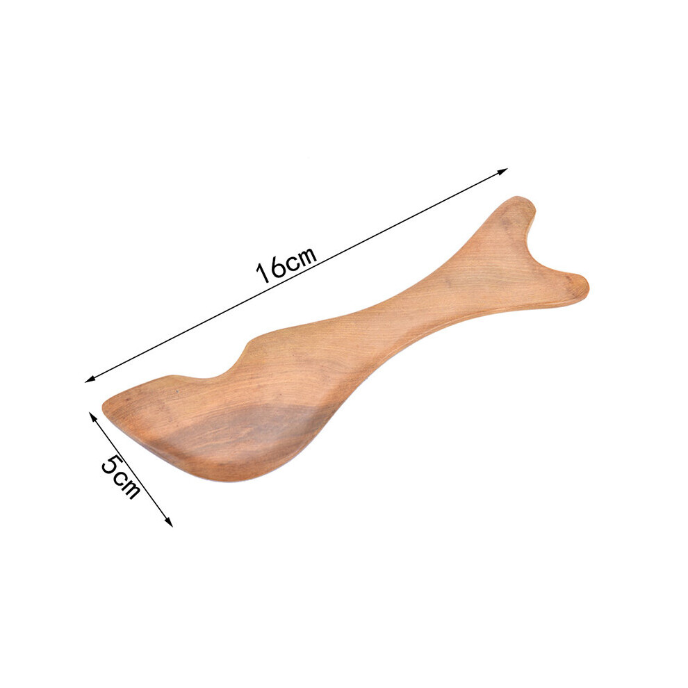 Dechoicelife (A-2) Wood Spa Therapy Stick Point Treatment Muscle Relaxation Guasha Board Promote Blood Circulation Vietnamese Cedar Scraping Massag