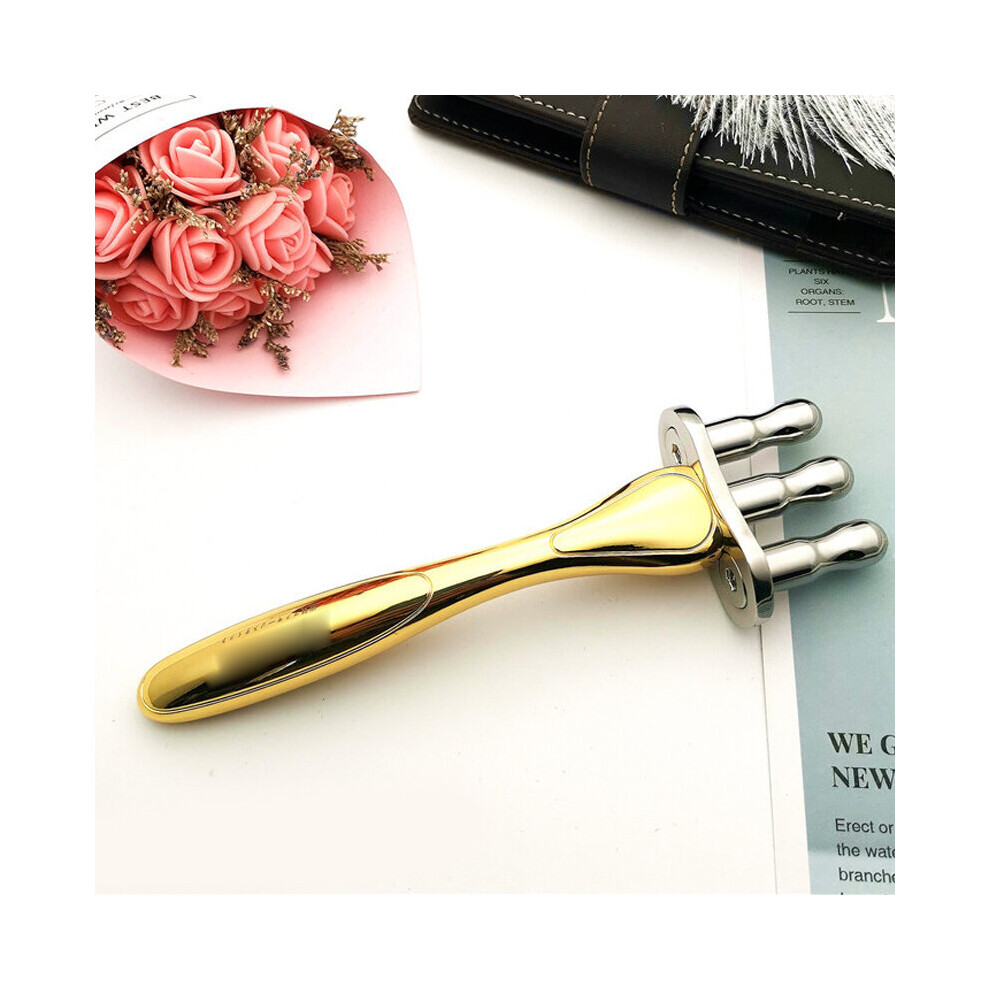 Dechoicelife (A-B) Massage Stick Magnetotherapy Acid Discharge Pen Meridian Point Magnetic Massage Therapy Stick Lymphatic Acid Drainage Pen Fork