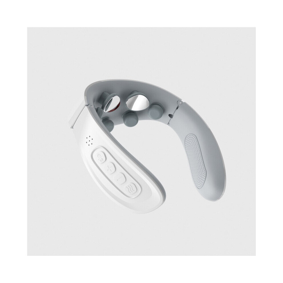 Dechoicelife White (A-) Smart Electric Neck Massager Low Frequency Massager With Therapy Pulse Pain Relieve Treatments Health Care Neck Warmer