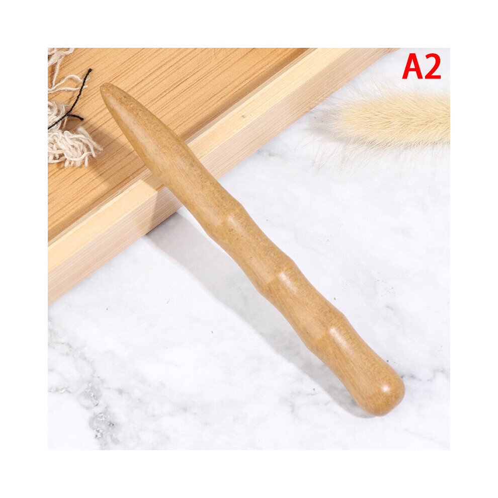 Dechoicelife (A-A2) 1Pcs Wooden Spa Foot Body Massage Stick Relieve Muscle Soreness Relaxing Tool