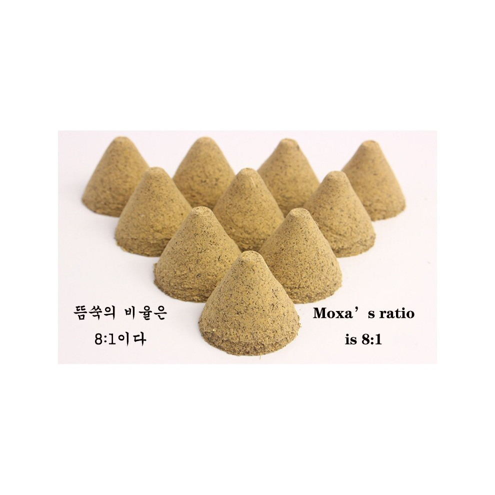 Dechoicelife (A-Type2) 20Pcs Tower Moxibustion Sticks Jade Massage Moxa Stick Moxas Therapy Acupuncture Body Massager Warm Uterus Health