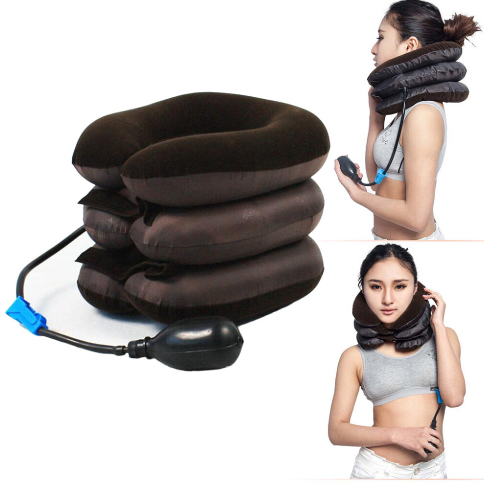 Dechoicelife (A-05) Electric Neck Massager &Pulse Back Massage 6 Modes Far Infrared Heating Pain Relief Tool Health Care Masajeador Machine