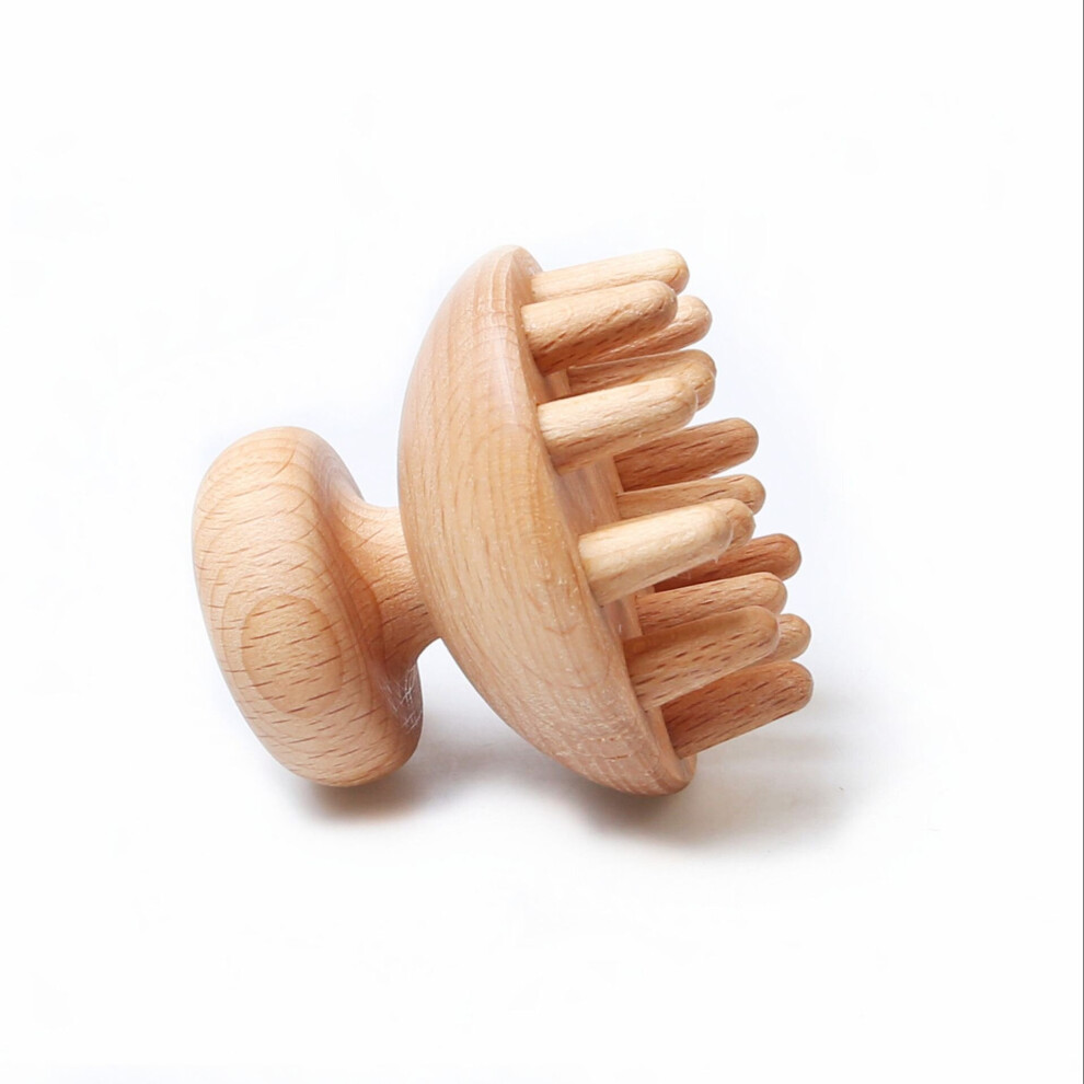 Dechoicelife (A-B) Meridian Yoga Stick Body Massager Stomach Back Waist Neck Leg Massage Stick Wooden Roller Massage Hammer
