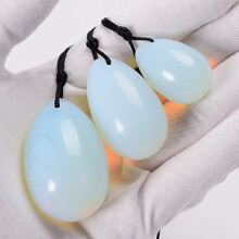 (a-40x25 undrill) Wholesale Opalite Yoni Egg Set Massage Ball Tool Crystal Wand Kegel Muscle Exerciser Health Care Pelvic Floor Vaginal Massager