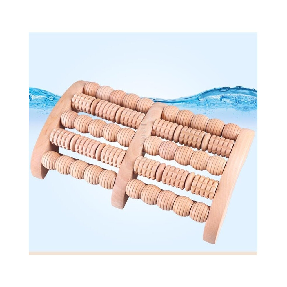 Dechoicelife (A-A) Meridian Yoga Stick Body Massager Stomach Back Waist Neck Leg Massage Stick Wooden Roller Massage Hammer