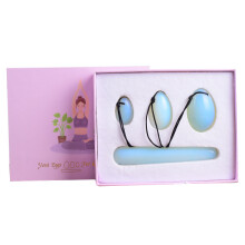 (a-4 pcs set have box) Wholesale Opalite Yoni Egg Set Massage Ball Tool Crystal Wand Kegel Muscle Exerciser Health Care Pelvic Floor Vaginal Massager