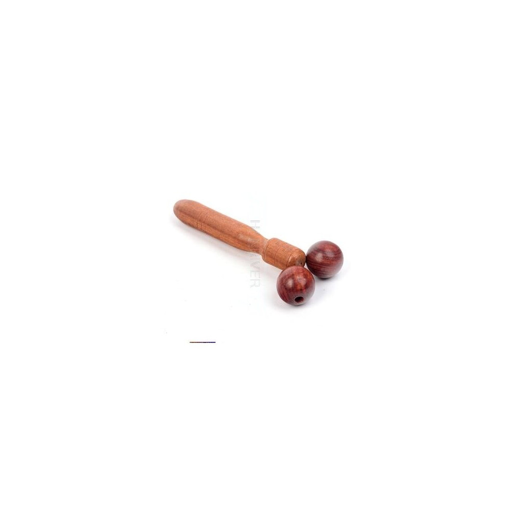 Dechoicelife (A-O) Meridian Yoga Stick Body Massager Stomach Back Waist Neck Leg Massage Stick Wooden Roller Massage Hammer