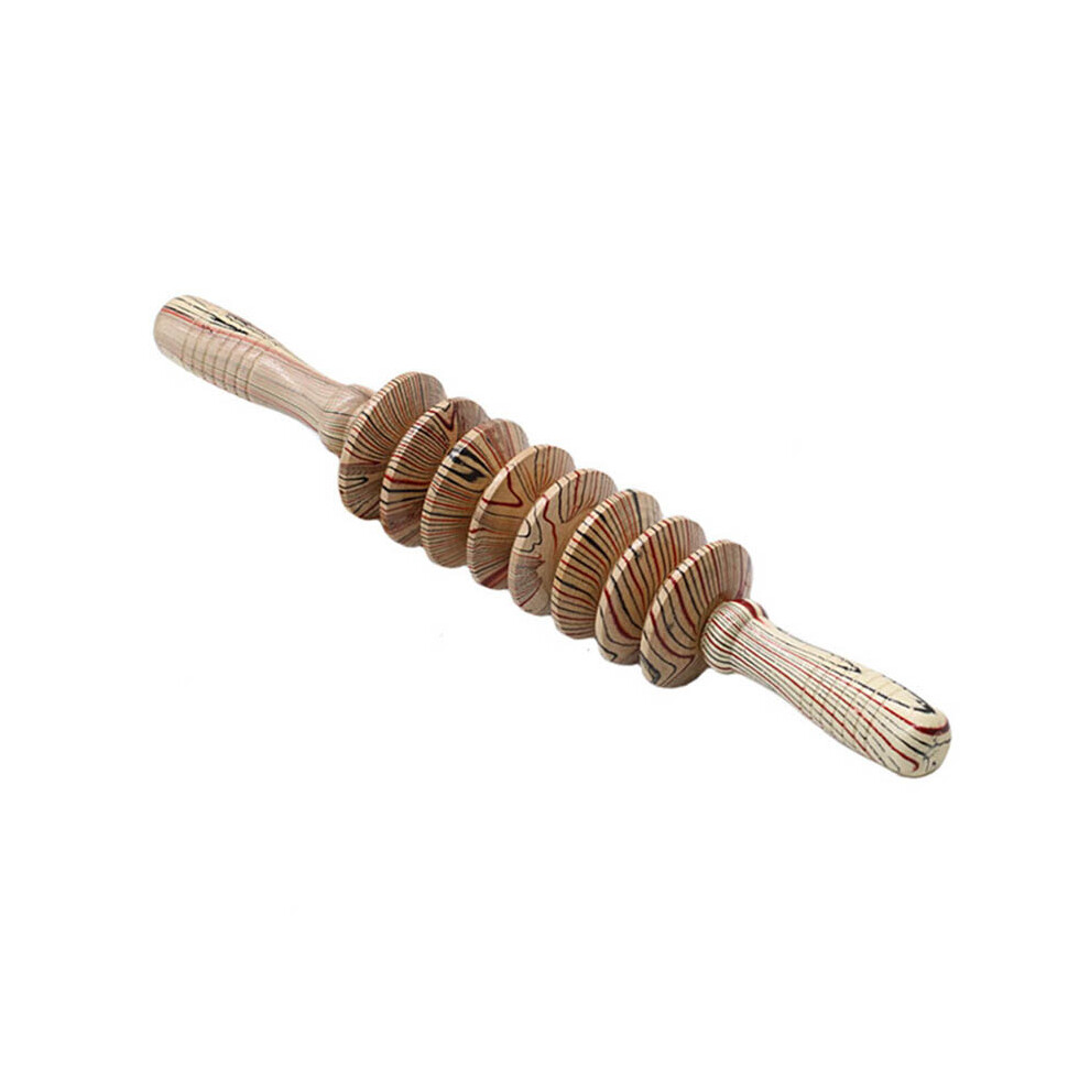 Dechoicelife Grain (A-) 5Pcs Wood Therapy Massage Tool Lymphatic Drainage Massager Anti Cellulite Fascia Massage Roller For Maderotherapy Muscle Release