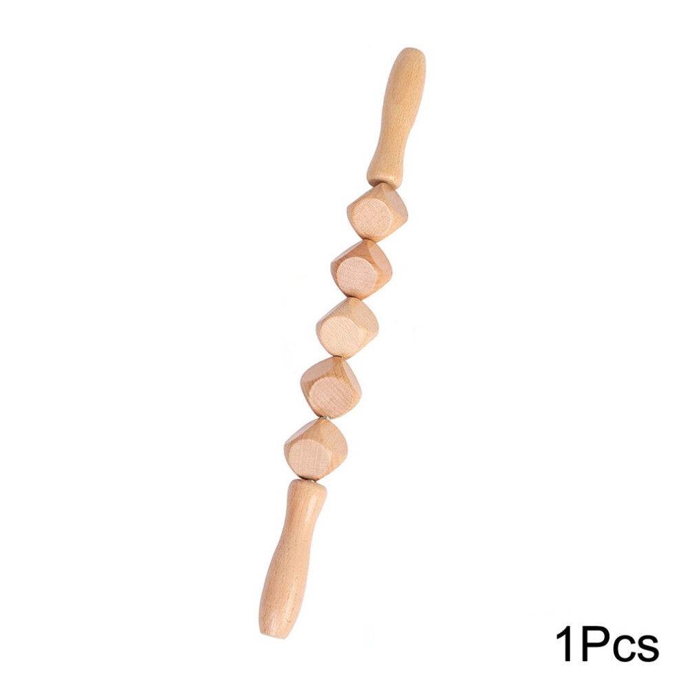 Dechoicelife Green (A-) Wood Therapy Massage Tools,Anti Cellulite Massage Rollers, Fascia Massage Roller Kit For Draining Lymphatic,Body Shaping