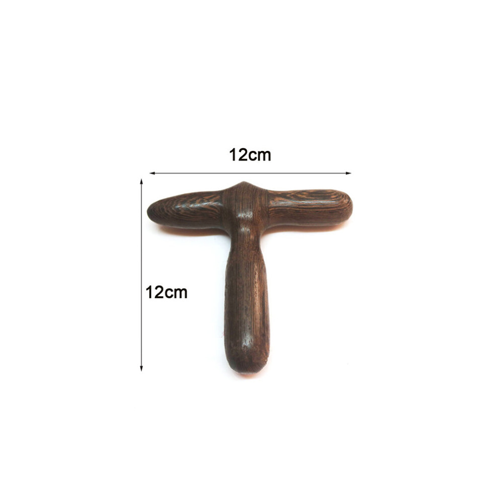 Dechoicelife (A-12Cm X 12Cm) Original Wooden Massage Stick Acupressure Back Foot Reflexology Massage Wood Therapy Trigger Point Massage Gua Sha Scraping Tool